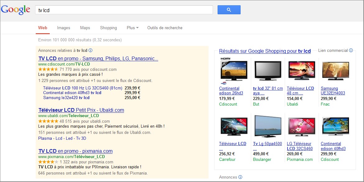 Campagnes Google Shopping - ORIXA MEDIA