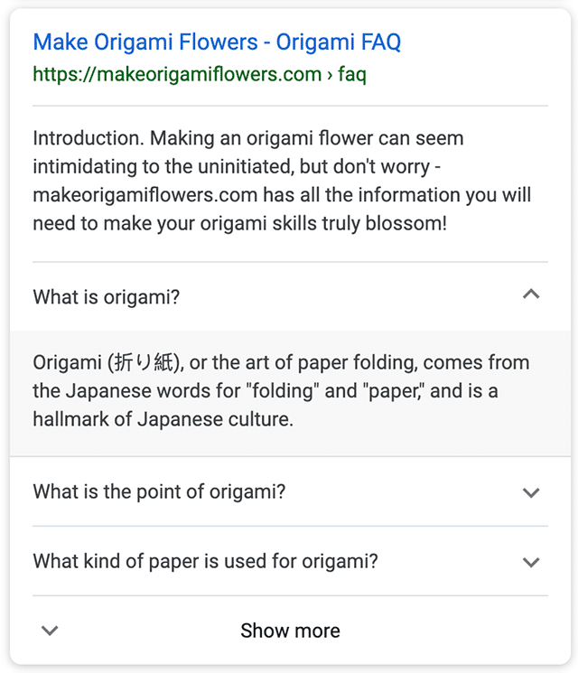 FAQ Google