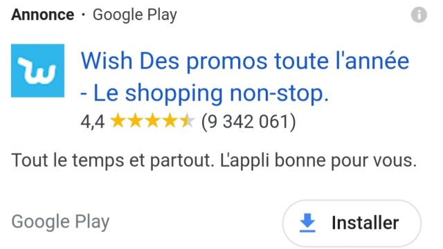 Format Google Ads