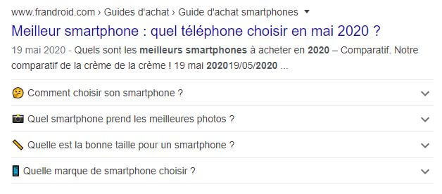 exemple faqpage google