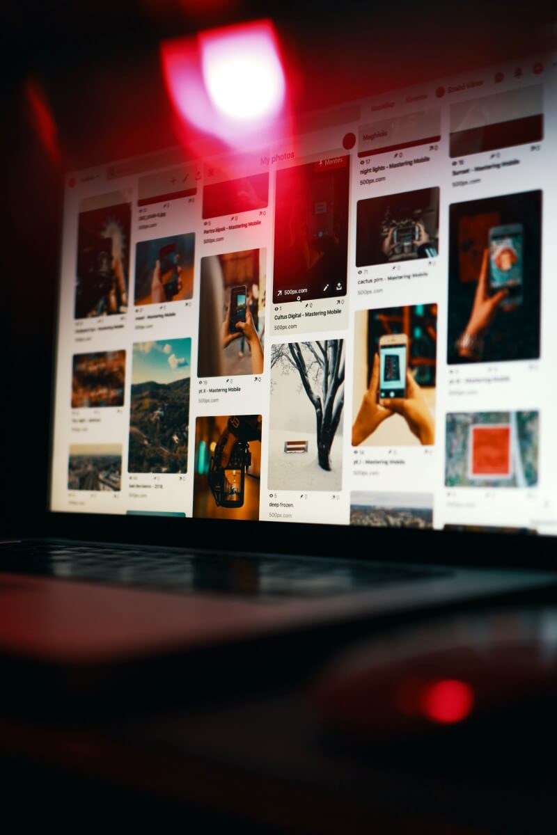 pinterest interface seo